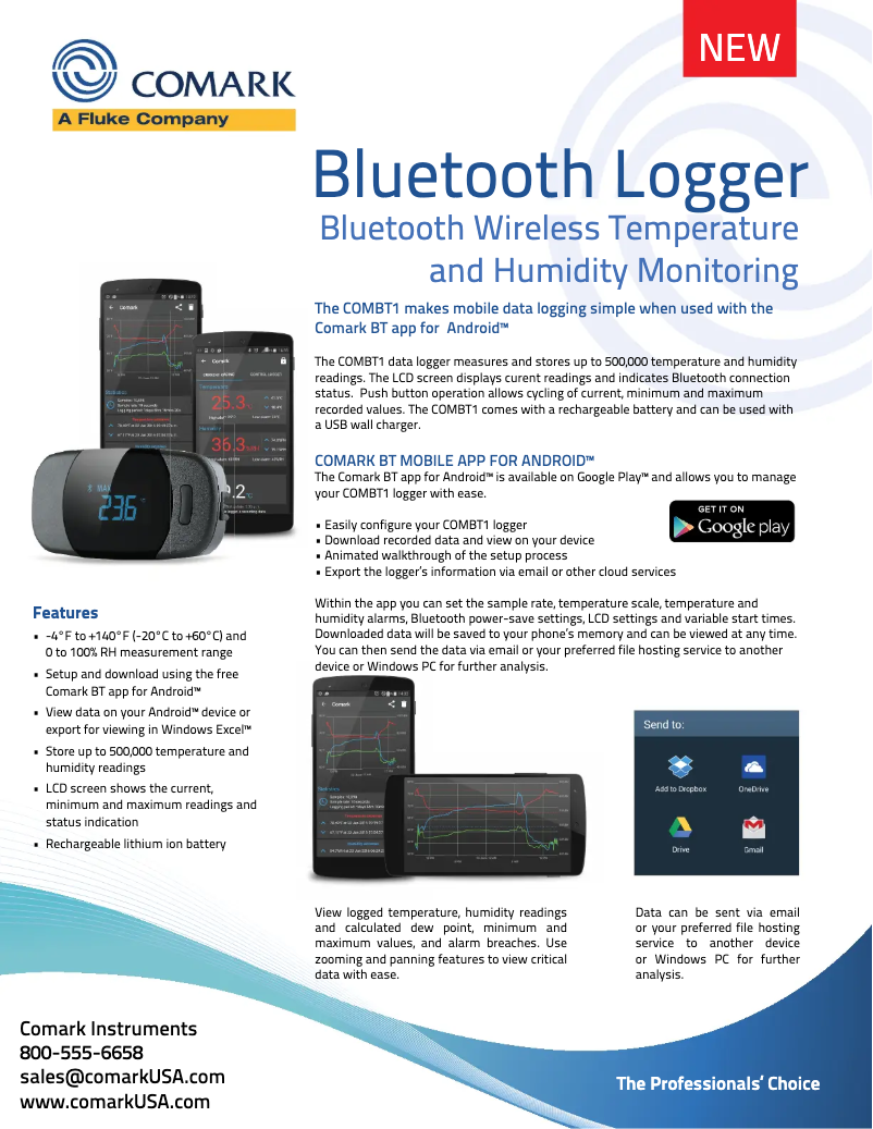 Imagen de la primera página del manual del dispositivo COMBT1