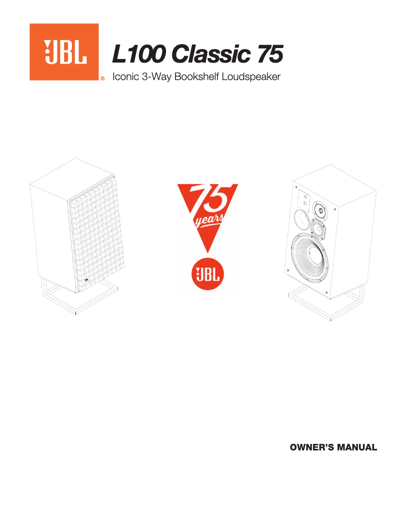 Página 1 del manual Manual de usuario JBL L100 Classic 75