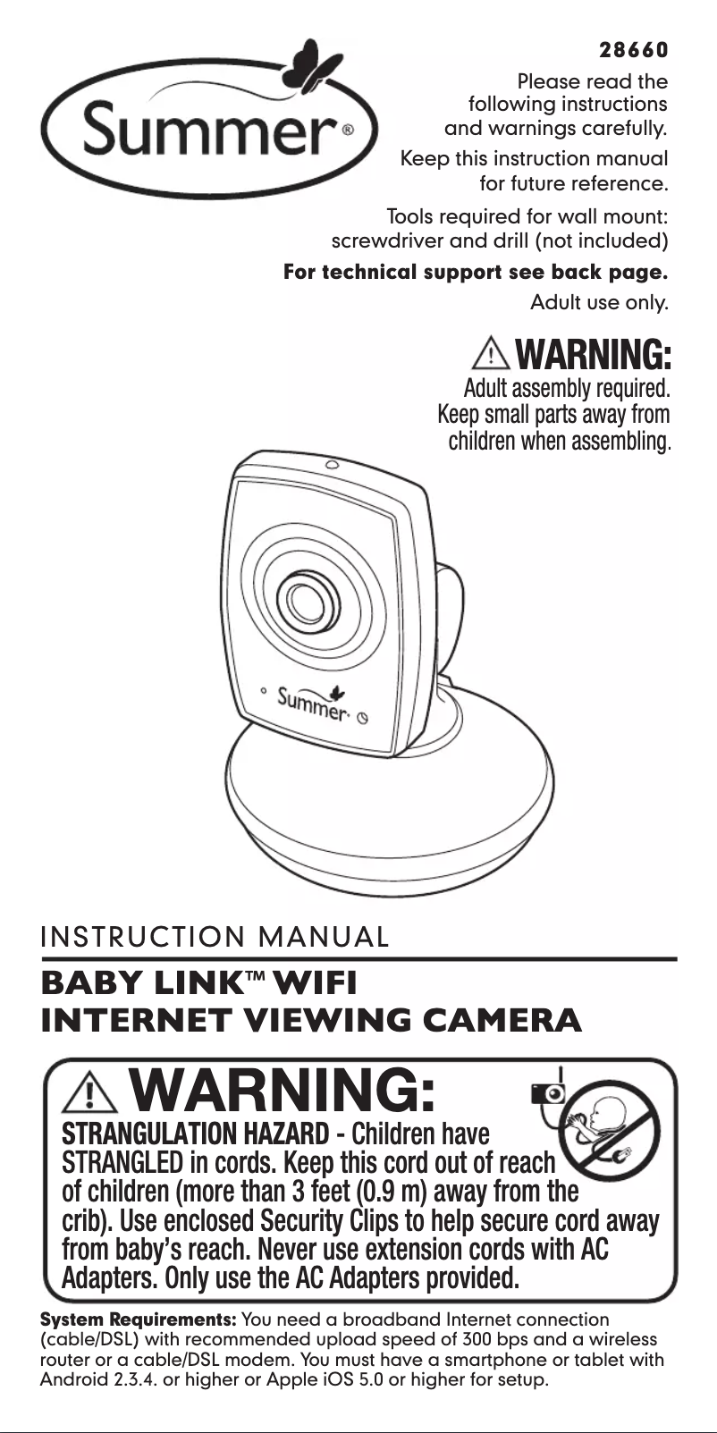 Página 1 del manual Manual de usuario Summer Infant 28660