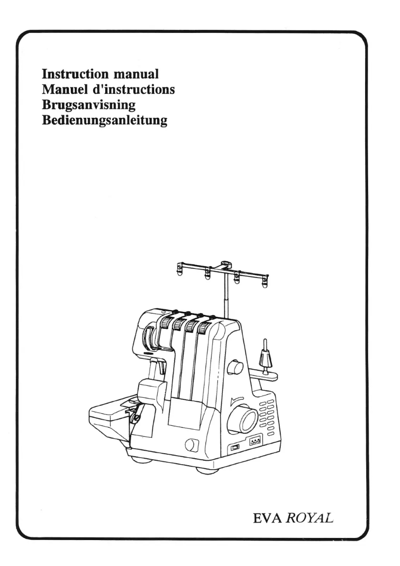 Imagen de la primera página del manual del dispositivo EVA Royal 1234DF