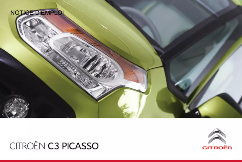Página nº 1 - Manual de usuario Citroën C3 Picasso (2012)