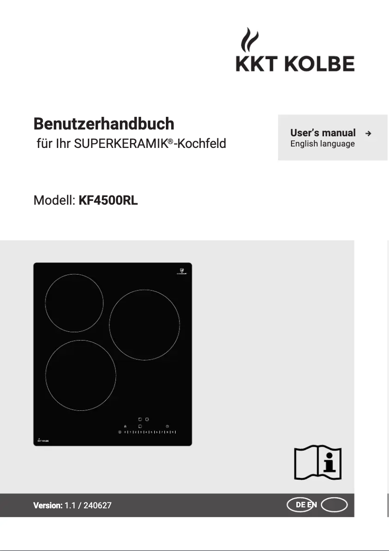 Imagen de la primera página del manual del dispositivo KF4500RL