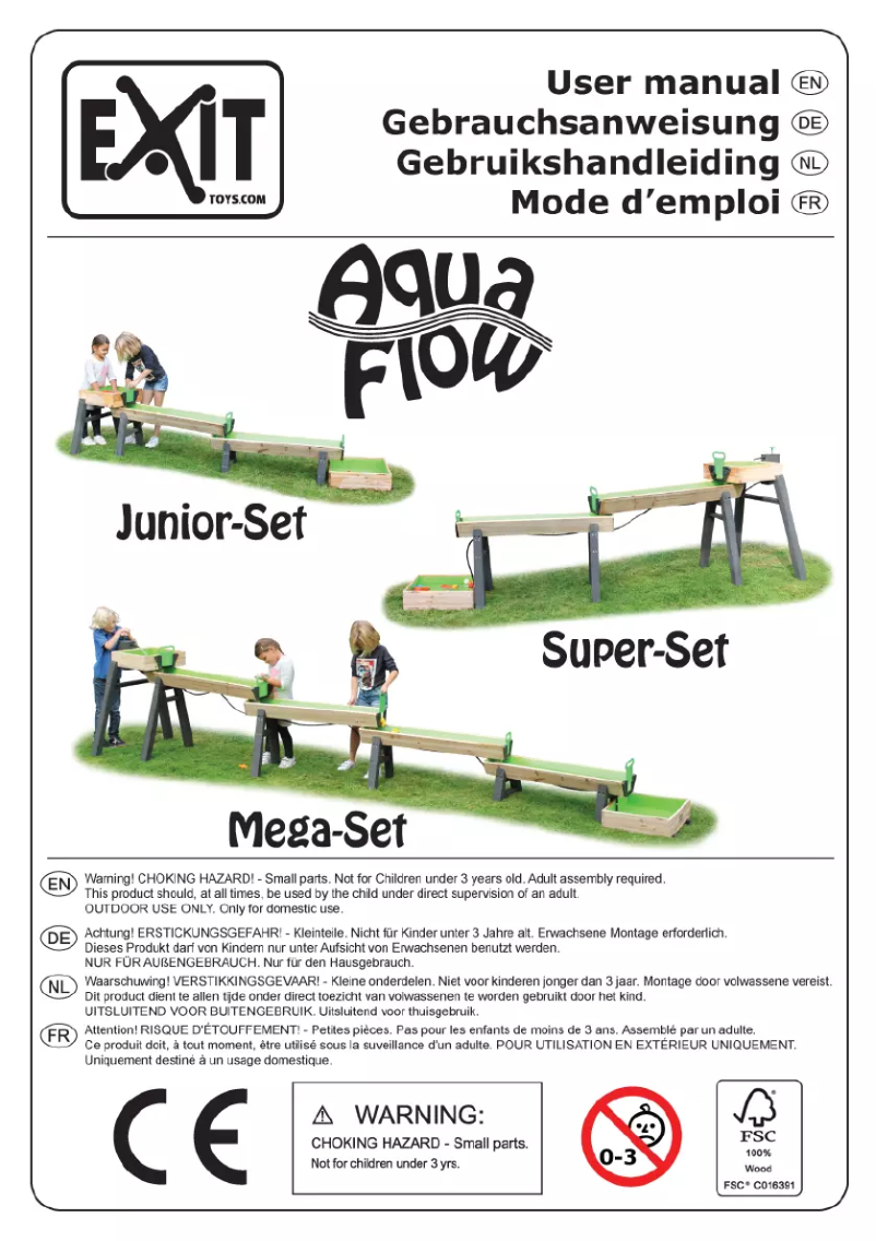 Página nº 1 - Manual de usuario EXIT AquaFlow Pump