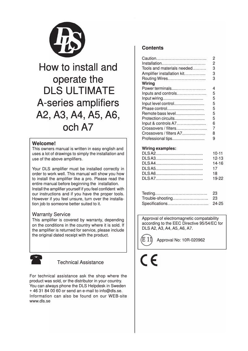 Imagen de la primera página del manual del dispositivo A6