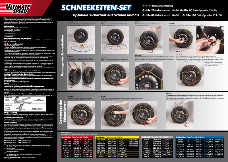 Página 1 del manual Manual de usuario Ultimate Speed KN-70