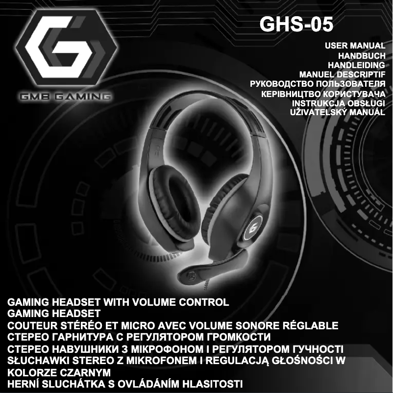 Imagen de la primera página del manual del dispositivo GHS-05-O