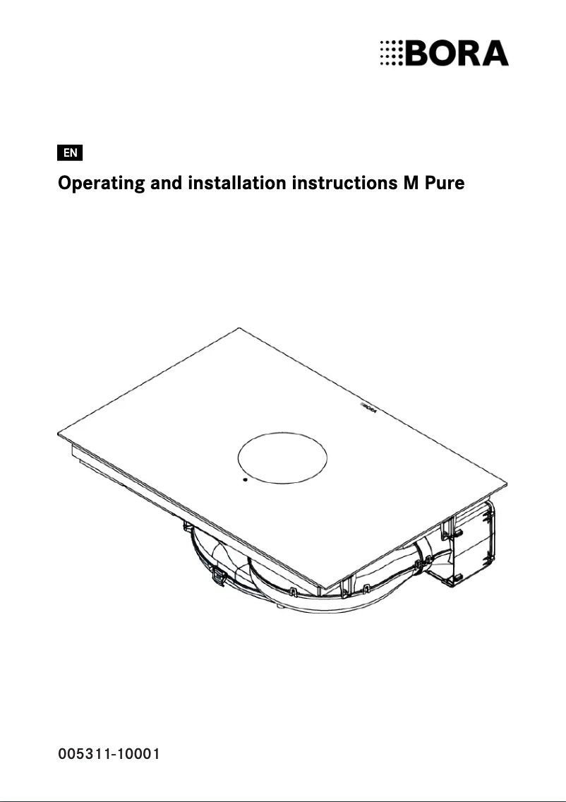 Página 1 del manual Guía de instalación BORA M Pure
