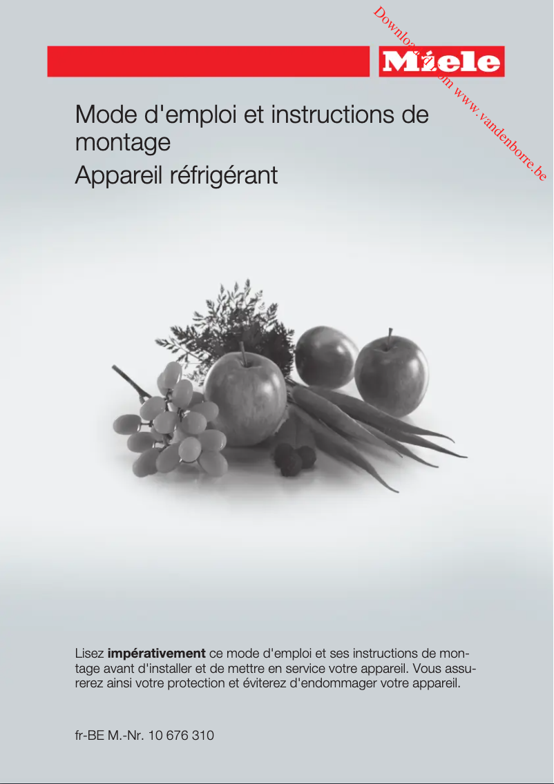 Imagen de la primera página del manual del dispositivo 10516740