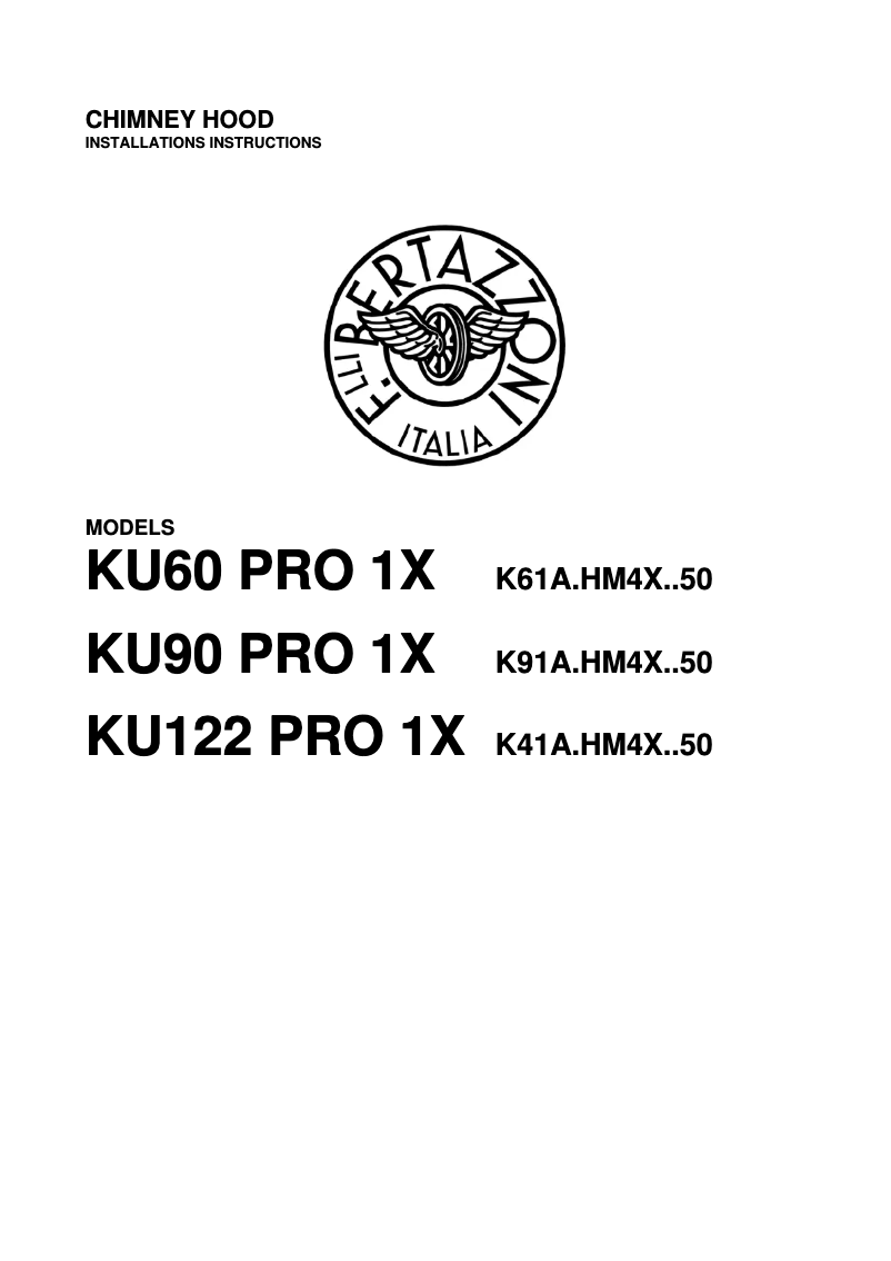 Imagen de la primera página del manual del dispositivo KU90 PRO 1 X