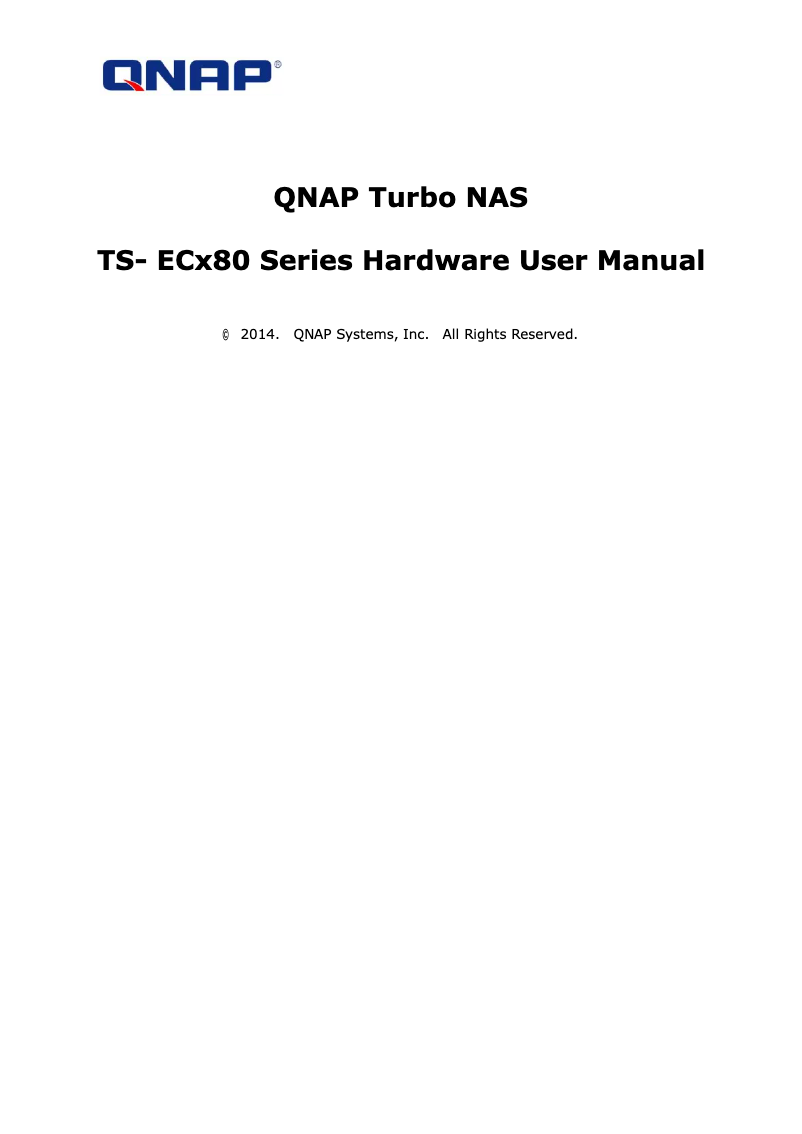 Página 1 del manual Manual de usuario Western Digital TS-EC1280U-RP