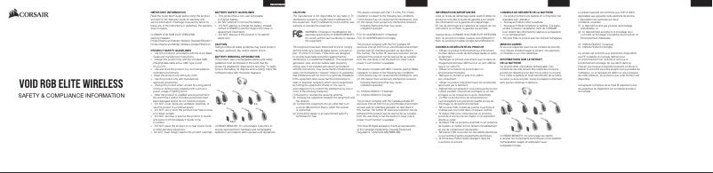 Imagen de la primera página del manual del dispositivo VOID RGB 7.1