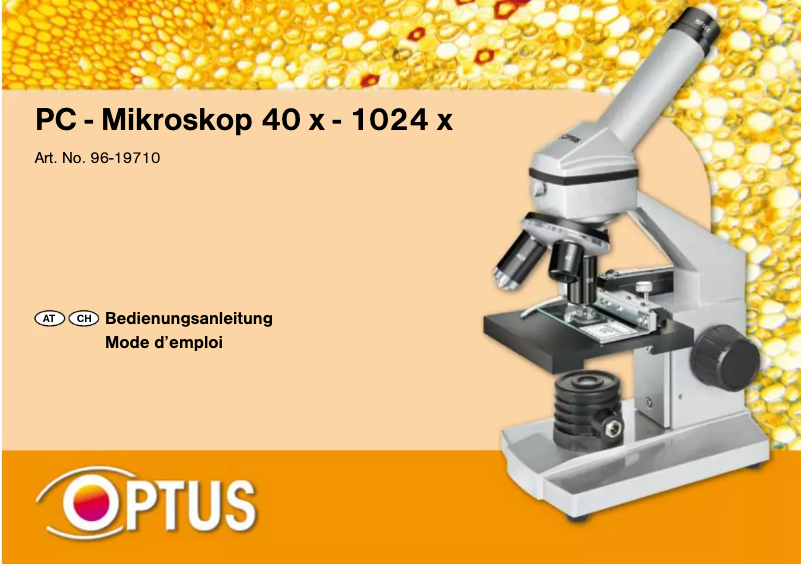 Página 1 del manual Manual de usuario Optus 96-19710