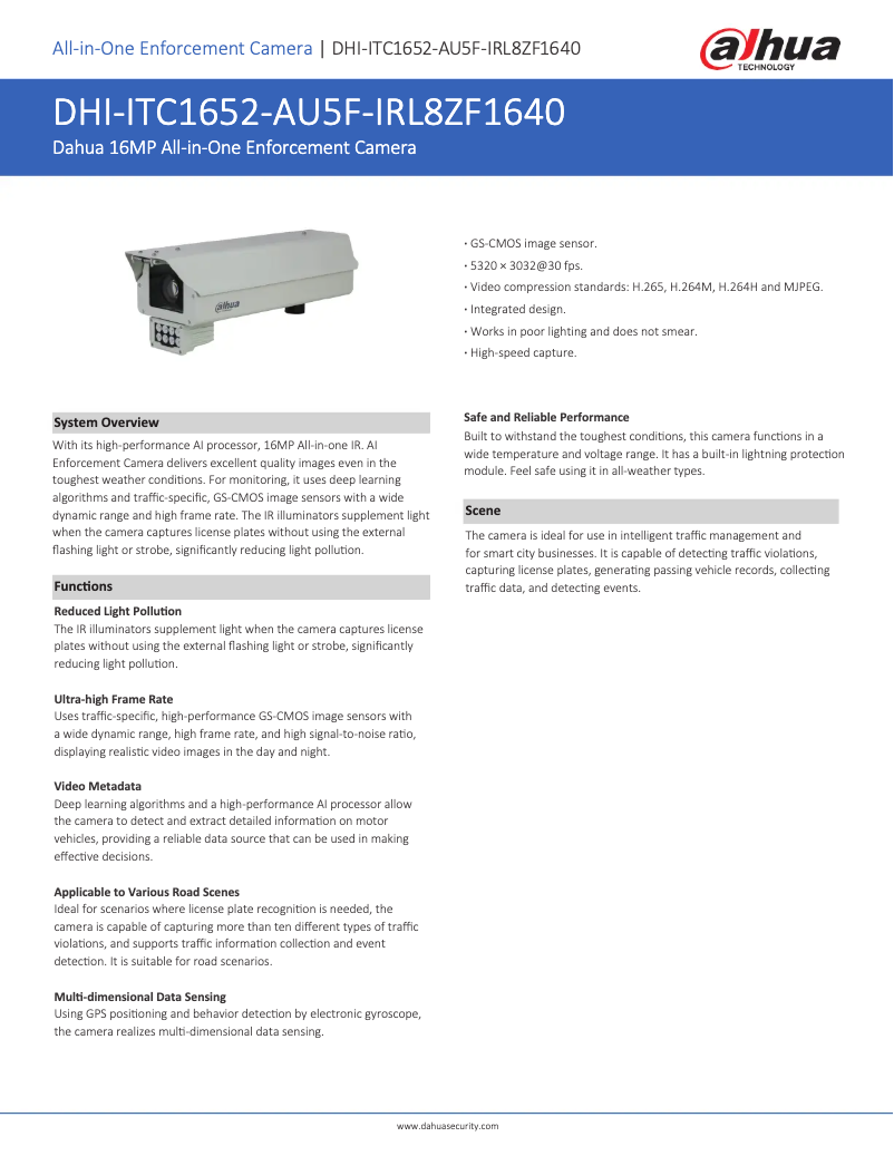 Imagen de la primera página del manual del dispositivo ITC1652-AU5F-IRL8ZF1640