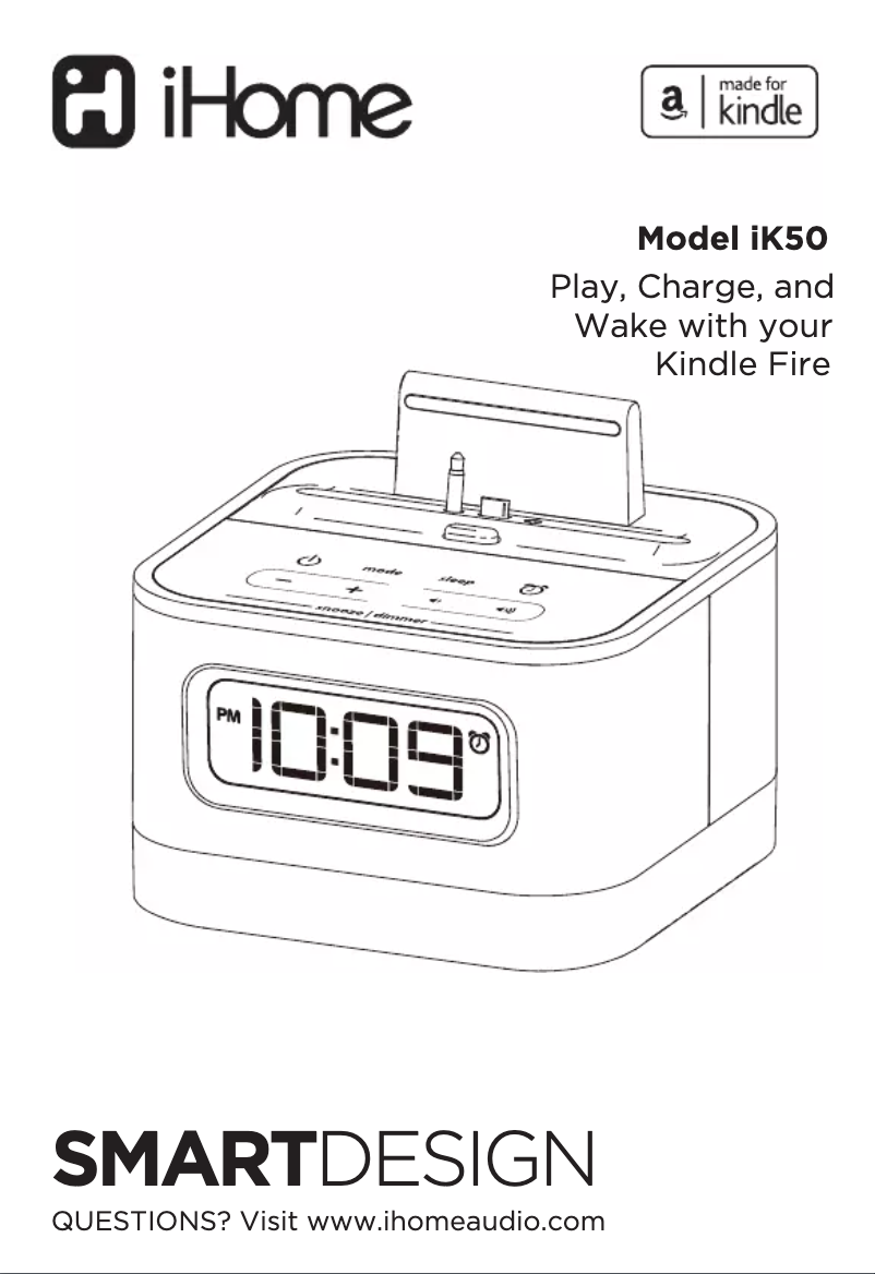Página nº 1 - Manual de usuario iHome iK50