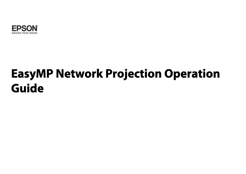 Imagen de la primera página del manual del dispositivo PowerLite 1945W