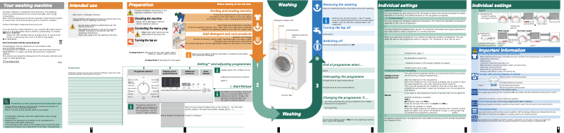 Página 1 del manual Manual de uso y mantenimiento Siemens WM12E465BY