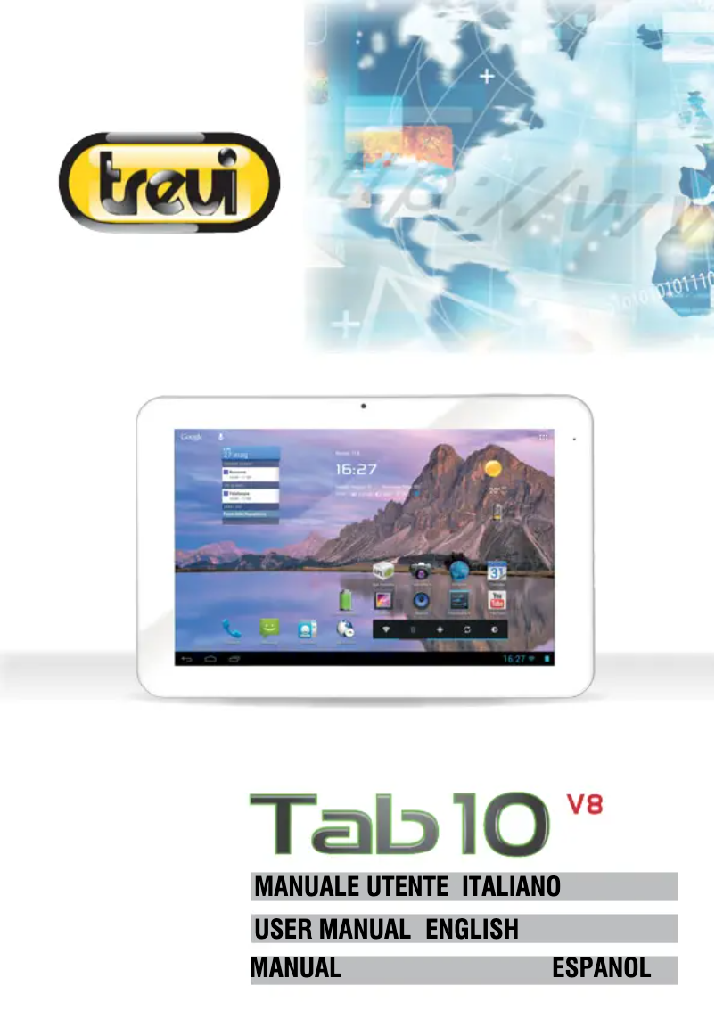 Página nº 1 - Manual de usuario Trevi TAB 10 V8