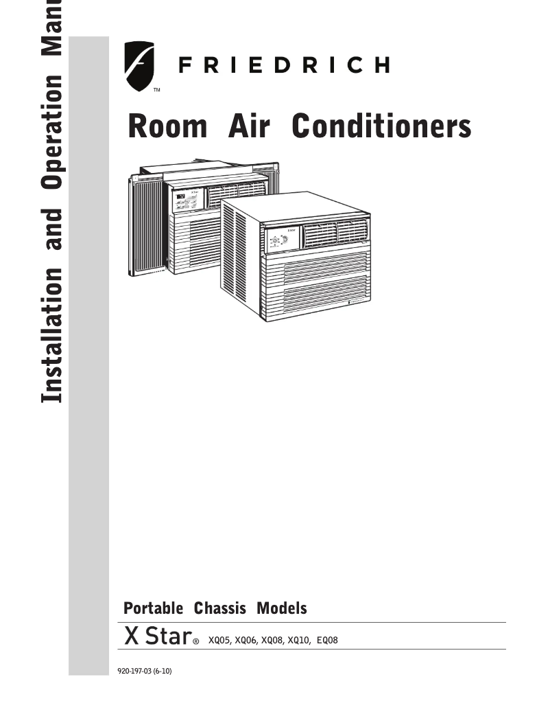 Imagen de la primera página del manual del dispositivo XQ05J10