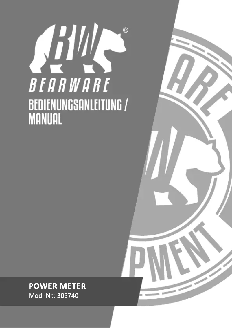 Página 1 del manual Manual de usuario Bearware 305740