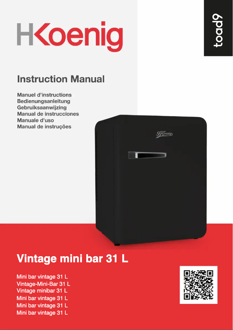 Imagen de la primera página del manual del dispositivo TOAD9