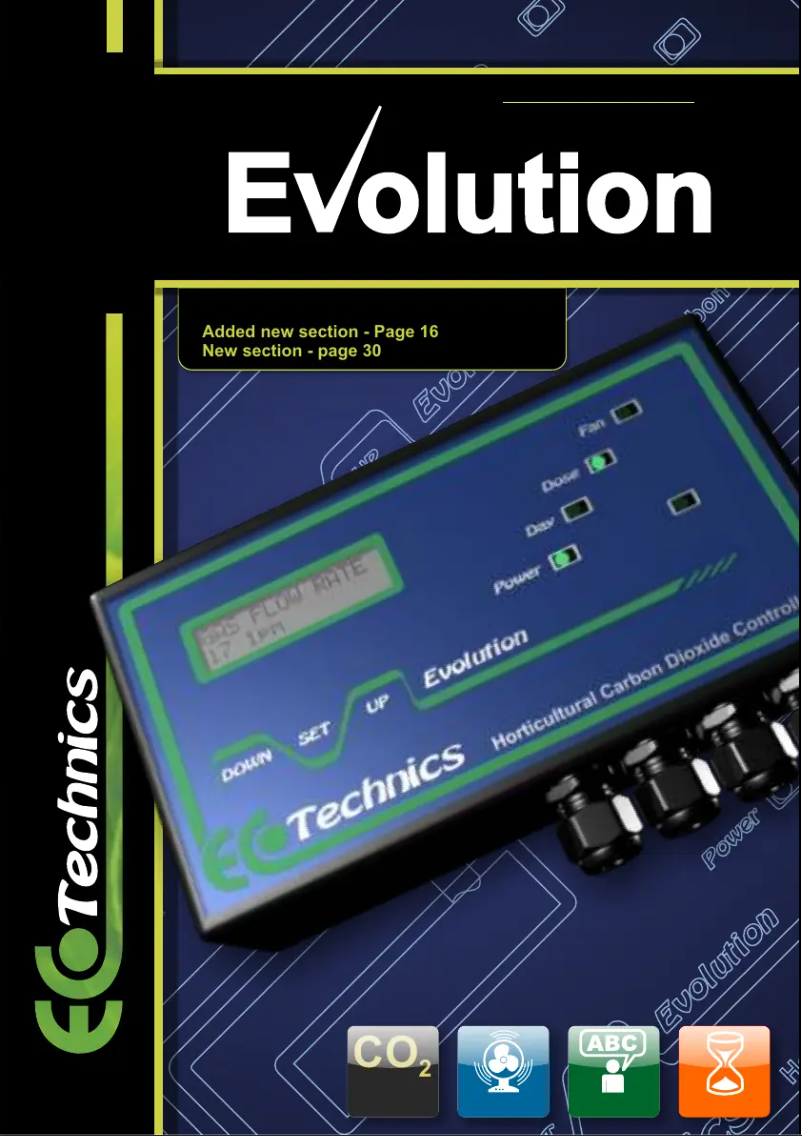 Imagen de la primera página del manual del dispositivo Evolution