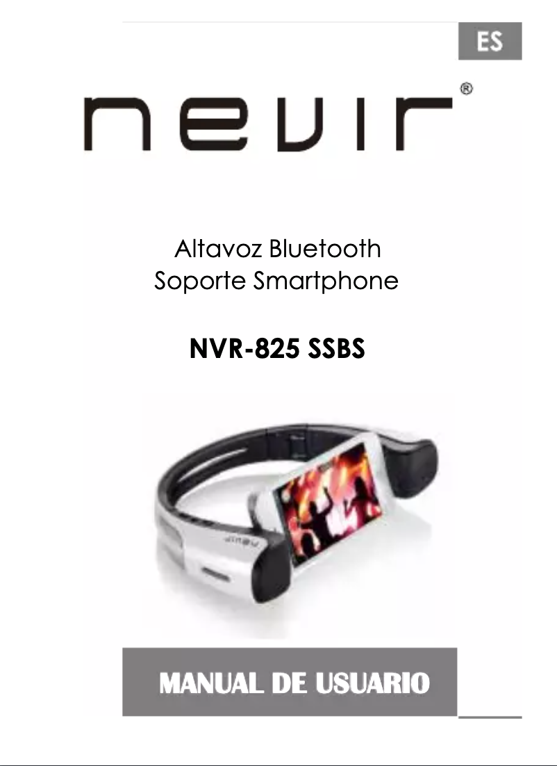 Página 1 del manual Manual de usuario Nevir NVR-825 SSBS