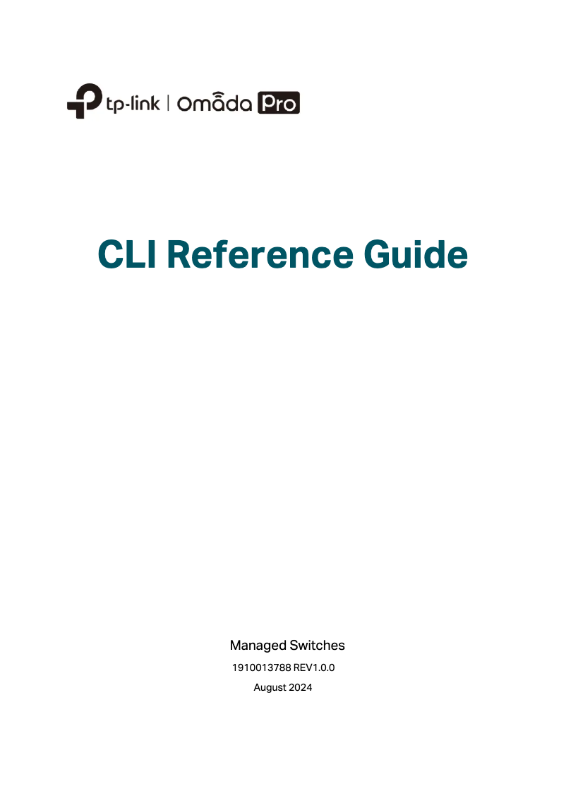 Imagen de la primera página del manual del dispositivo Omada Pro S5500-48GP4F