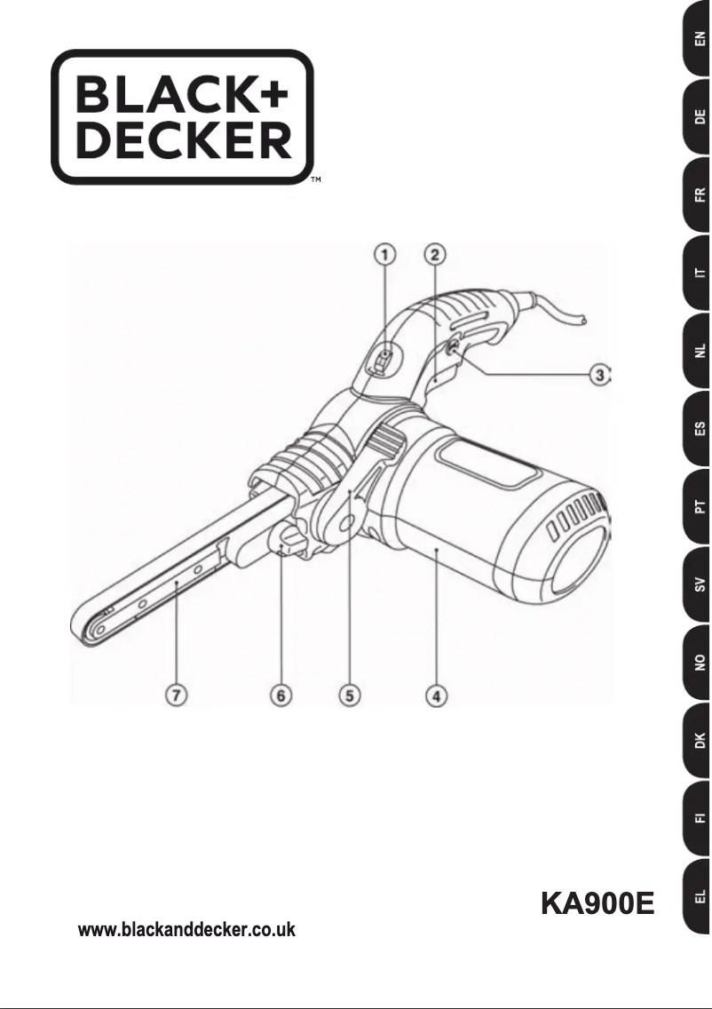 Página nº 1 - Manual de usuario Black & Decker Powerfile KA900E