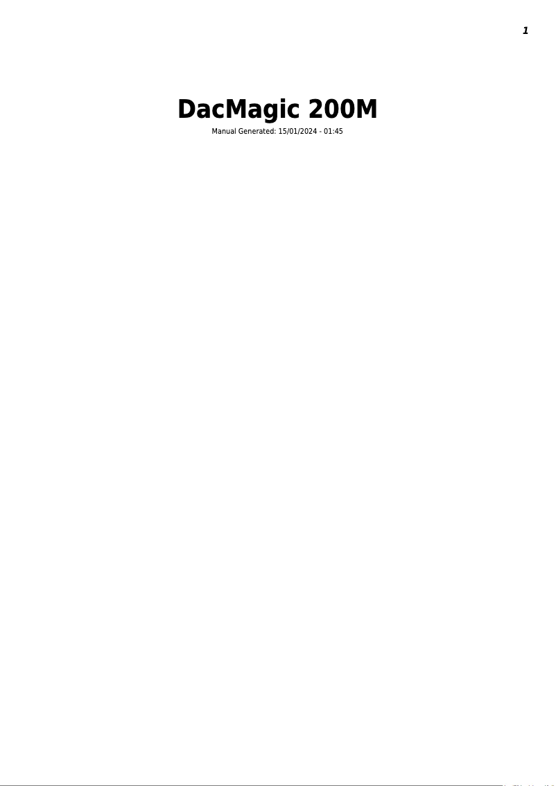 Imagen de la primera página del manual del dispositivo Alva ST