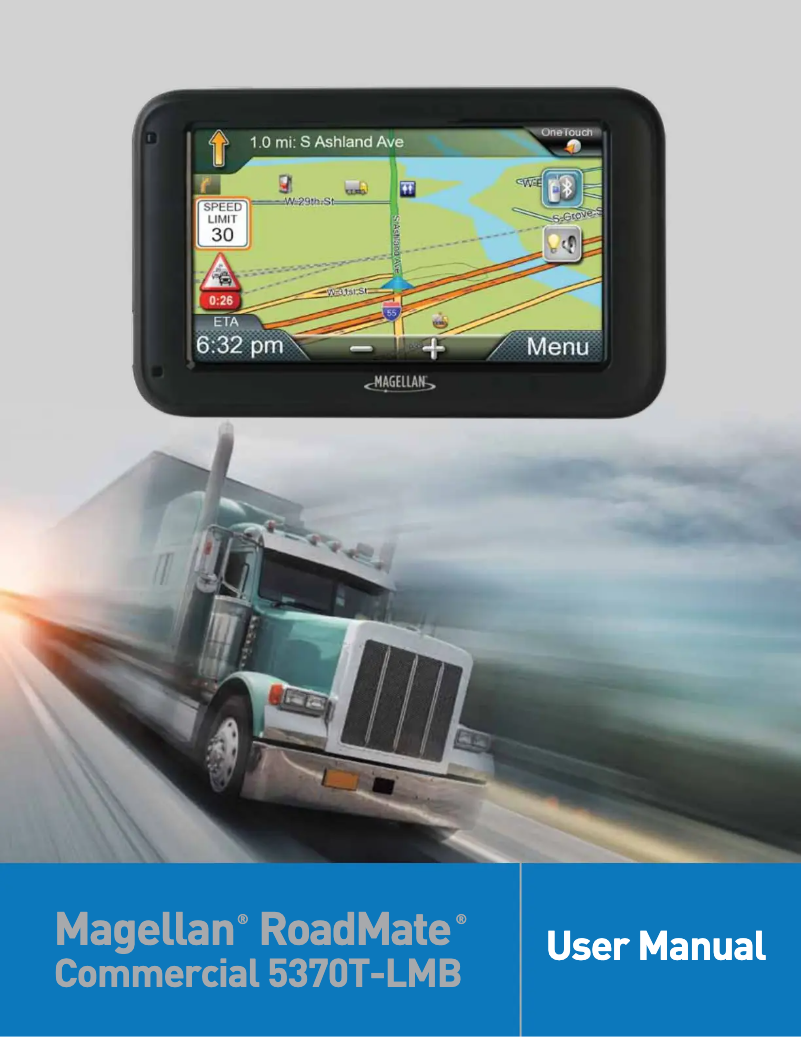 Página nº 1 - Manual de usuario Magellan Commercial 5370T-LMB