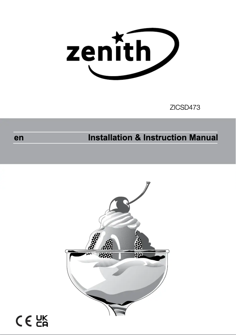 Página 1 del manual Manual de usuario Zenith ZICSD473