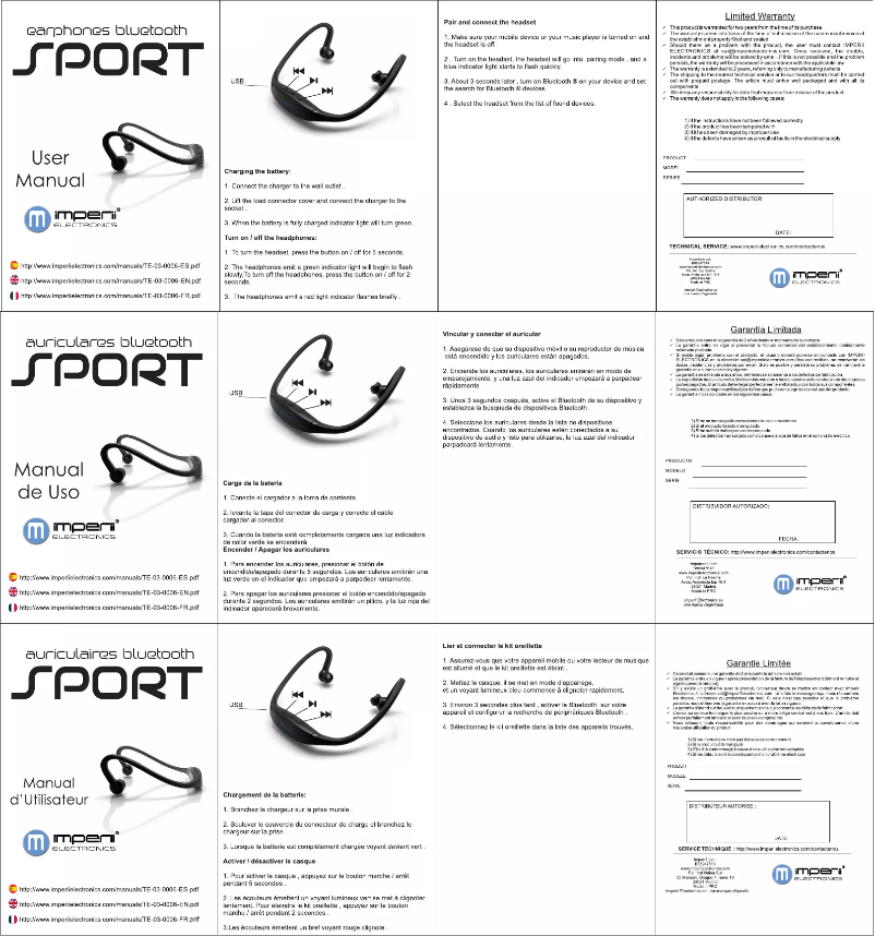 Imagen de la primera página del manual del dispositivo TE.03.0006.03