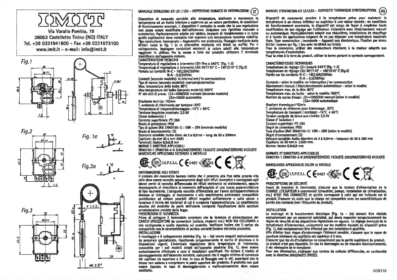 Página 1 del manual Manual de usuario IMIT LS1