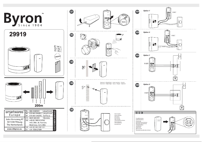 Imagen de la primera página del manual del dispositivo DBY-29919