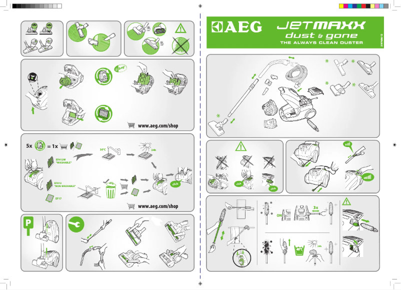 Página 1 del manual Manual de usuario AEG Jetmaxx AJM68FD1