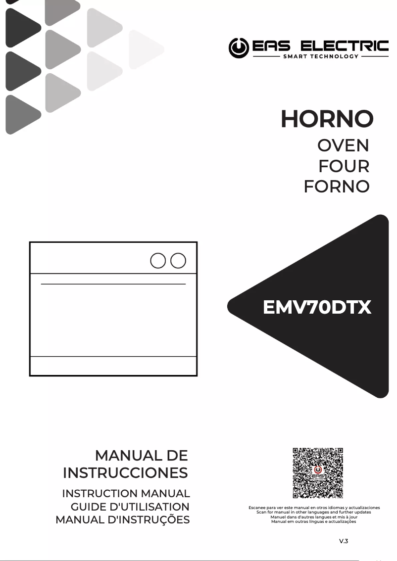 Página nº 1 - Manual de usuario EAS Electric EMV70DTX