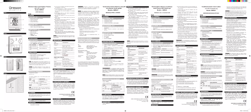 Imagen de la primera página del manual del dispositivo EMR 201