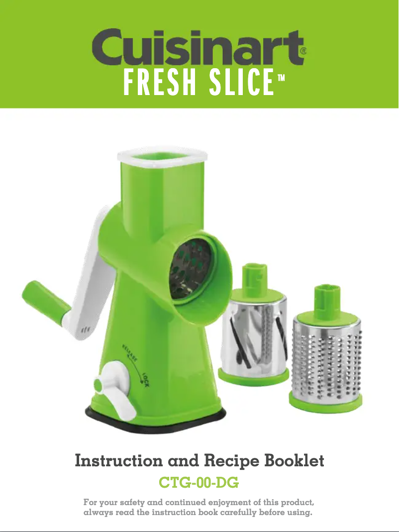 Página 1 del manual Manual de usuario Cuisinart CTG-00-DG