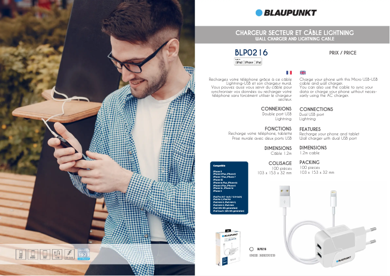 Imagen de la primera página del manual del dispositivo BLP0216