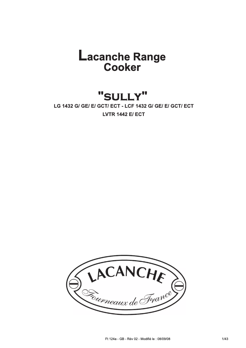 Imagen de la primera página del manual del dispositivo LCF 1432