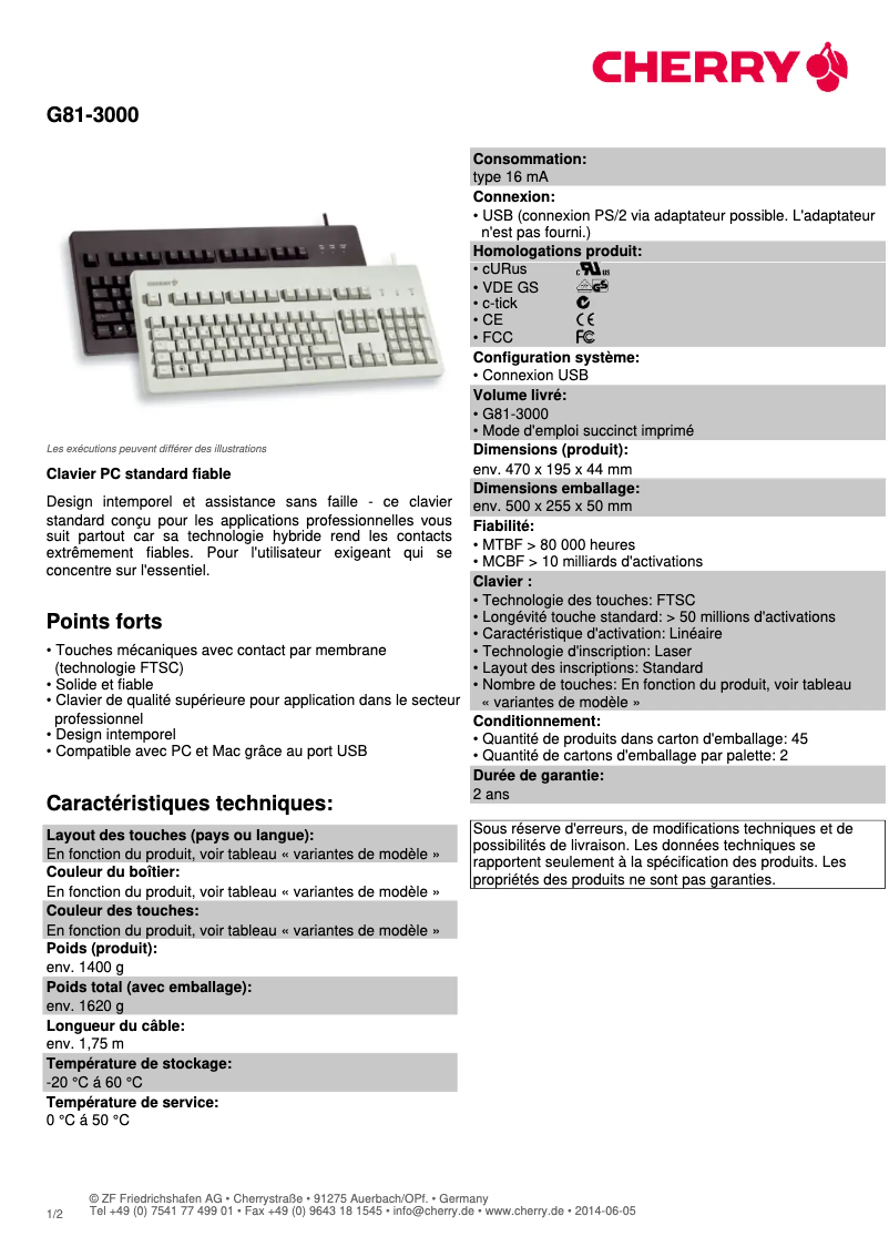 Imagen de la primera página del manual del dispositivo G81-3000
