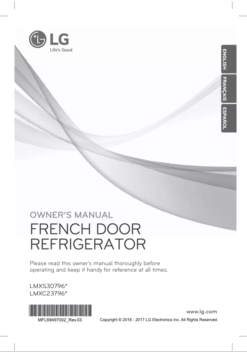 Imagen de la primera página del manual del dispositivo LMXC23796