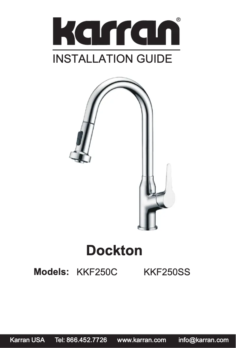 Imagen de la primera página del manual del dispositivo Dockton KKF250C