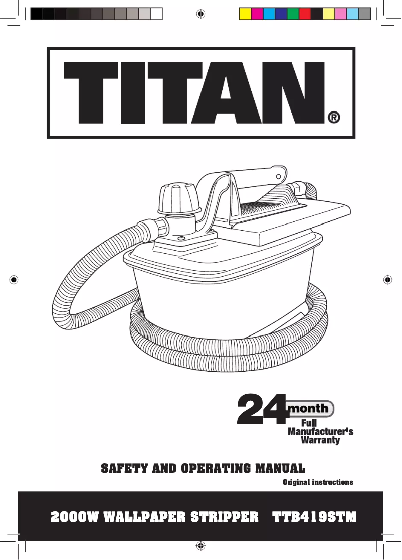 Página 1 del manual Manual de usuario Titan TTB419STM