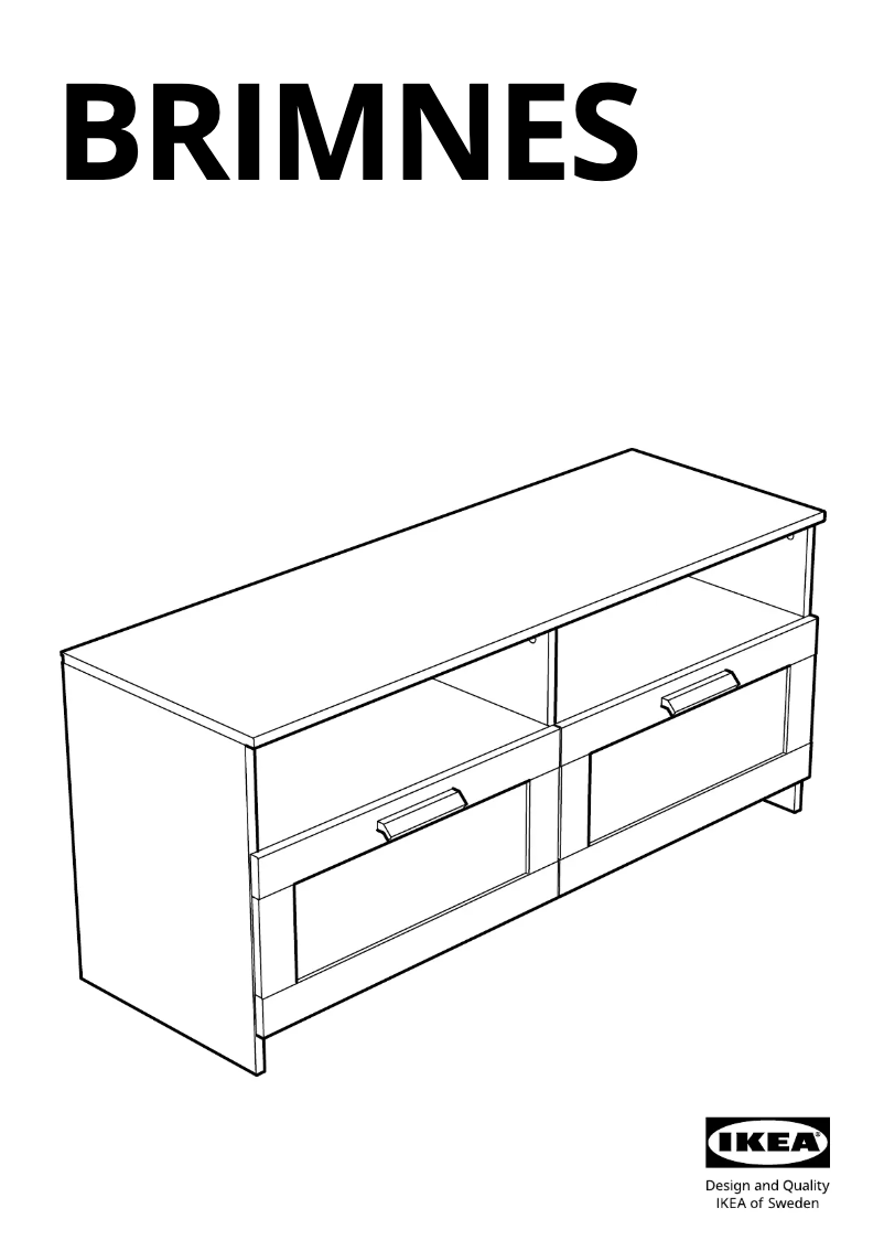 Imagen de la primera página del manual del dispositivo BRIMNES 605.694.85