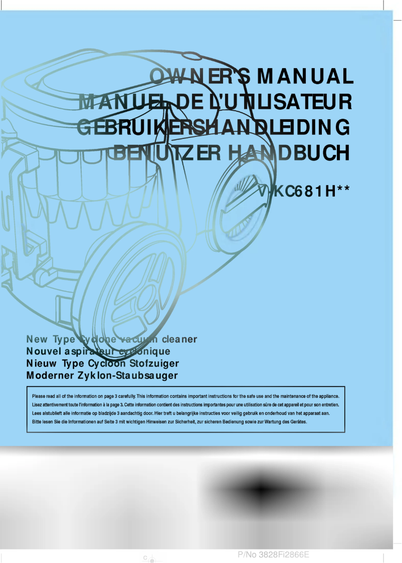 Imagen de la primera página del manual del dispositivo V-KC681HTQ
