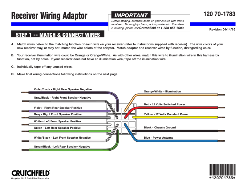 Imagen de la primera página del manual del dispositivo 70-1783