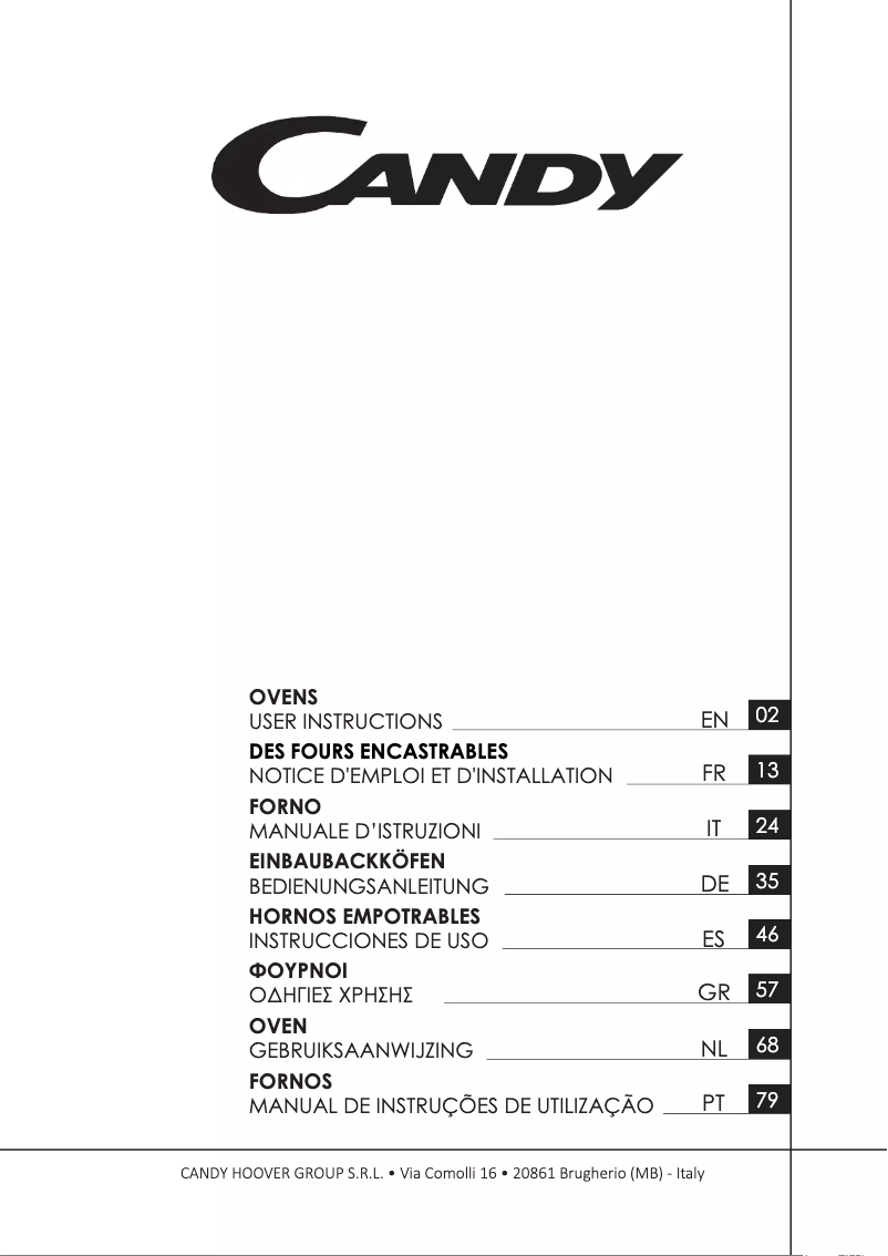 Imagen de la primera página del manual del dispositivo FCM615XRE0
