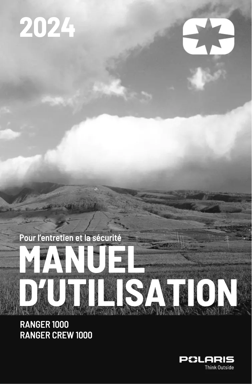 Imagen de la primera página del manual del dispositivo RANGER CREW 1000 (2024)