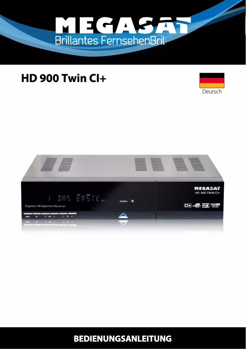 Imagen de la primera página del manual del dispositivo HD 900 Twin CI plus
